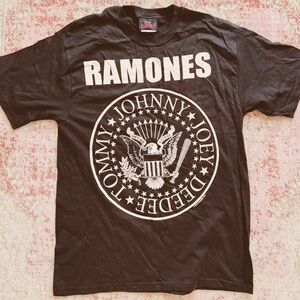 Vintage Men’s Black Ramones Band T-Shirt